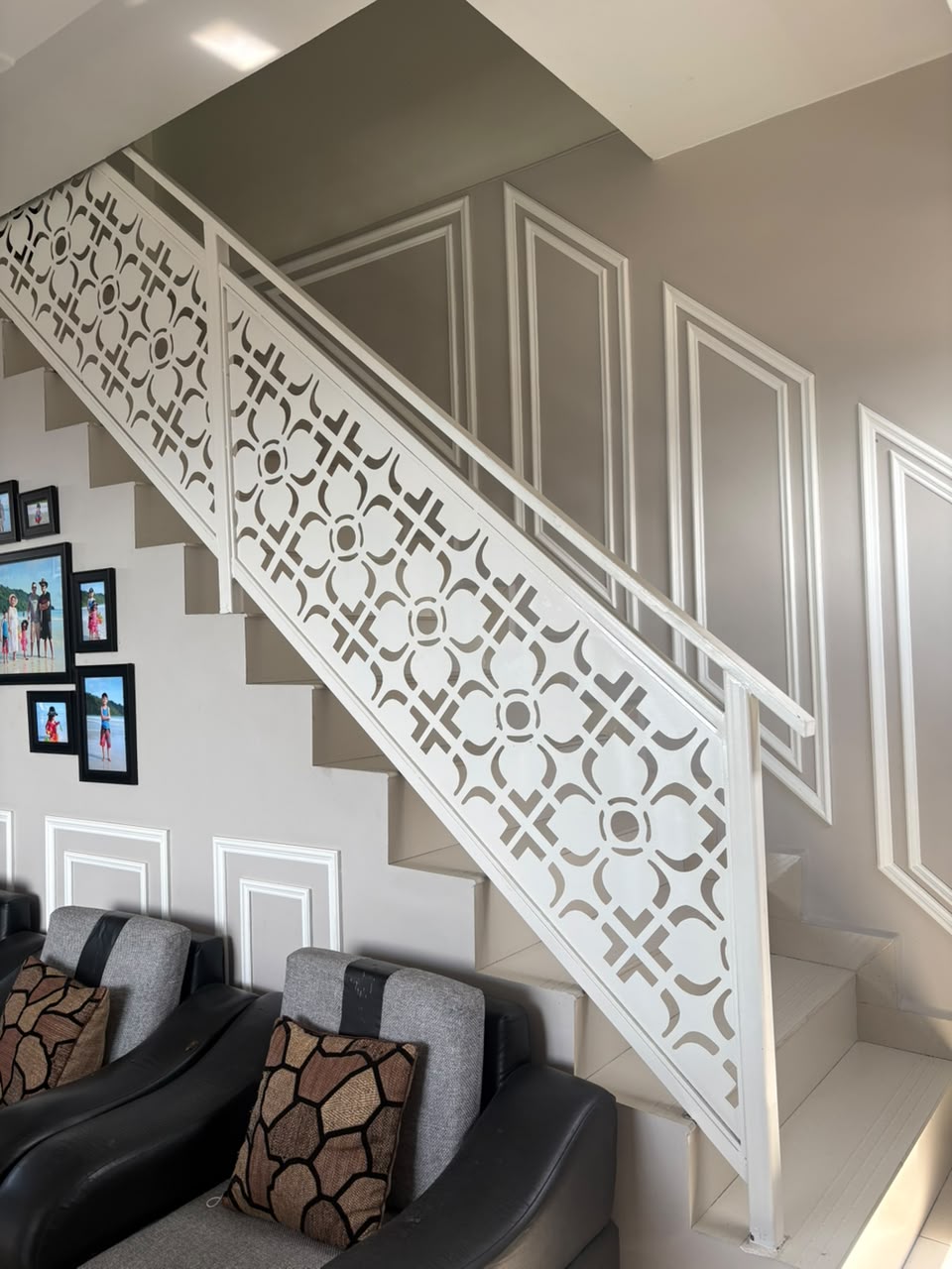 Laser-cut balcony façade screen — Laser-cut Panels & Art