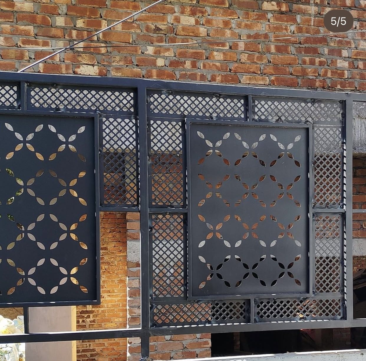 Laser-cut compound wall panels — Gates & Grilles, Aizawl Mizoram